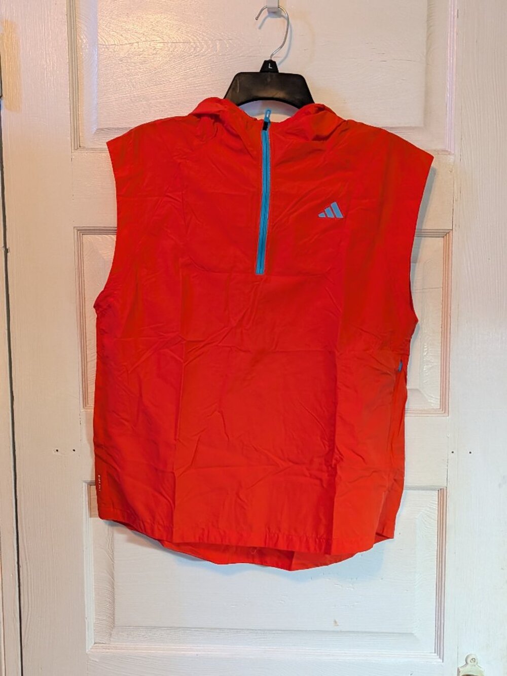 Adizero Half-Zip Running Vest Bright Red Women's Medium
